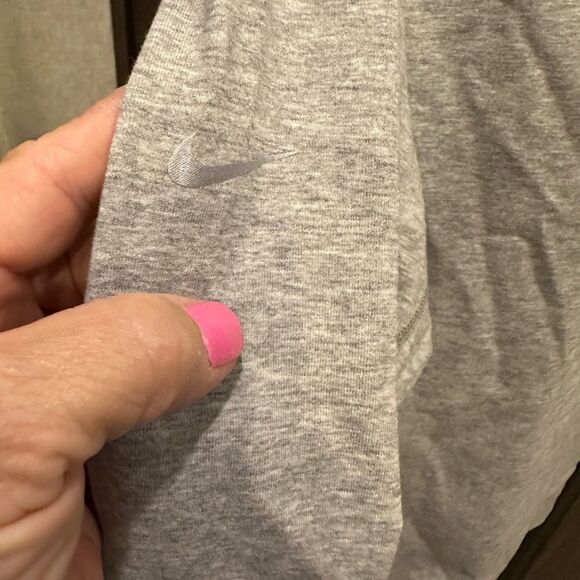 Nike Gray Off-Shoulder Sweatshirt - Picture 5 of 5